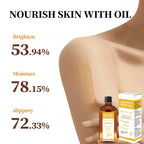Nourishing Body Oil with Pineapple Honey Fragrance - Hydrates & Softens Skin, Lightweight Moisture for Fall & Winter Care