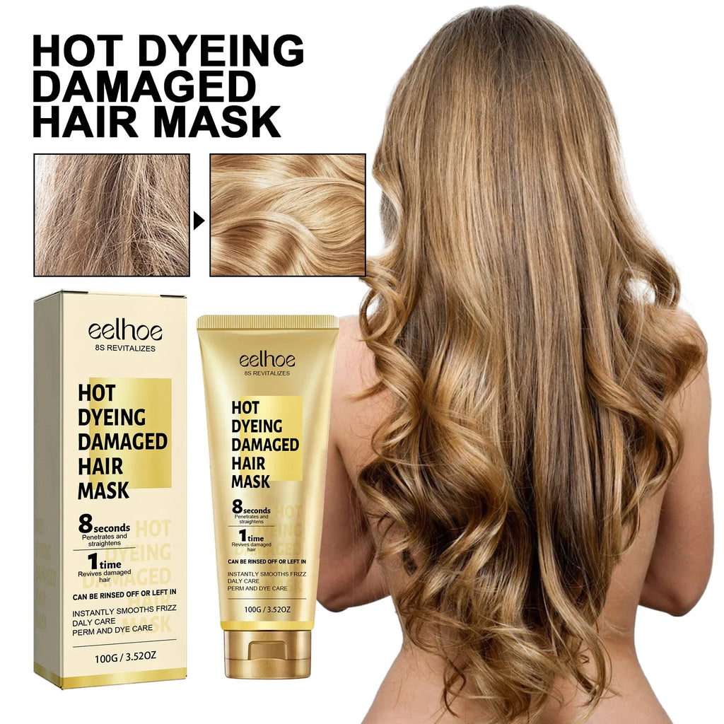 Keratin Hair Mask 5 Seconds Fast Repairing Frizz Dry Hair Anti Rolling Nourish Moisturize Soft Smooth Shiny Conditioners