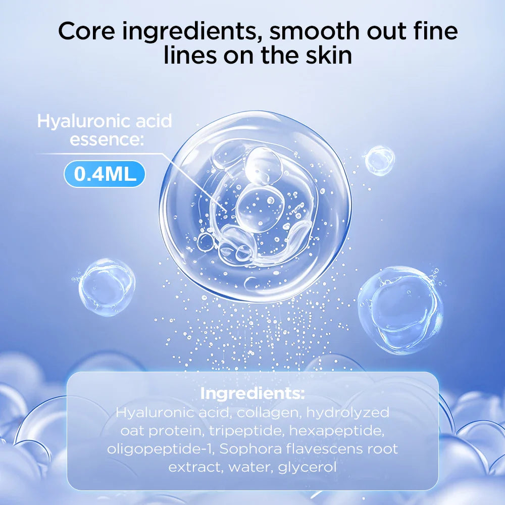 6/8/10 Pairs Microneedle Eye Patches Mask Korean Skin Care Hyaluronic Acid for Anti Wrinkle Aging Dark Circle Eyes Mask