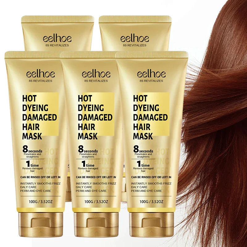 Keratin Hair Mask 5 Seconds Fast Repairing Frizz Dry Hair Anti Rolling Nourish Moisturize Soft Smooth Shiny Conditioners