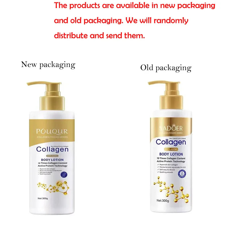 Collagen Milk Bleaching Face Body Cream Whitening Skin Moisturizing Lotion Lightening Care