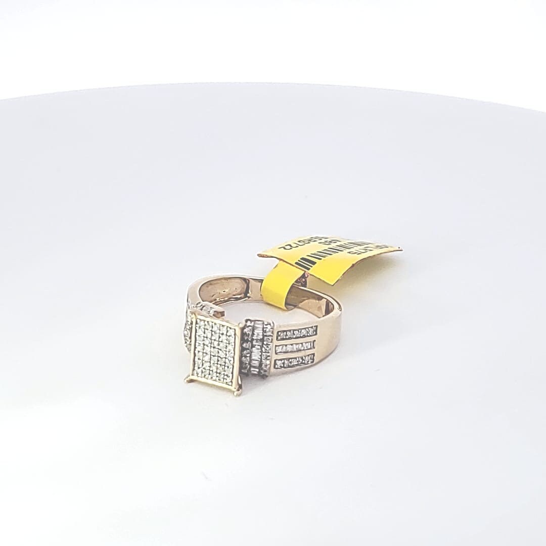 Female Diamond Ring-Gold with Natural Diamonds,14k Solid Yellow Gold Diamond Ring,Natural Diamond Ring in White Gold with Diamond