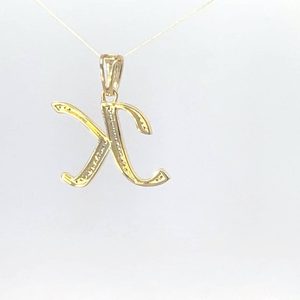 Natural Gold Initial Letter pendant - Alphabet k Pendant, Yellow Gold , Diamond Pendant,Unisex Pendant,Hip Hop style Minimalist pendant