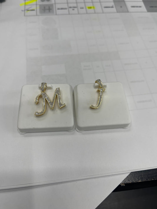 Custom joint initials pendant