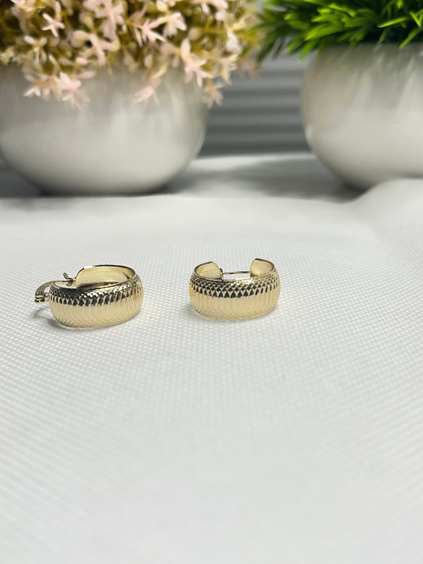 14K Gold Filled Thick Hoops - Gold Thick Hoop Earrings - Simple Thick Hoops