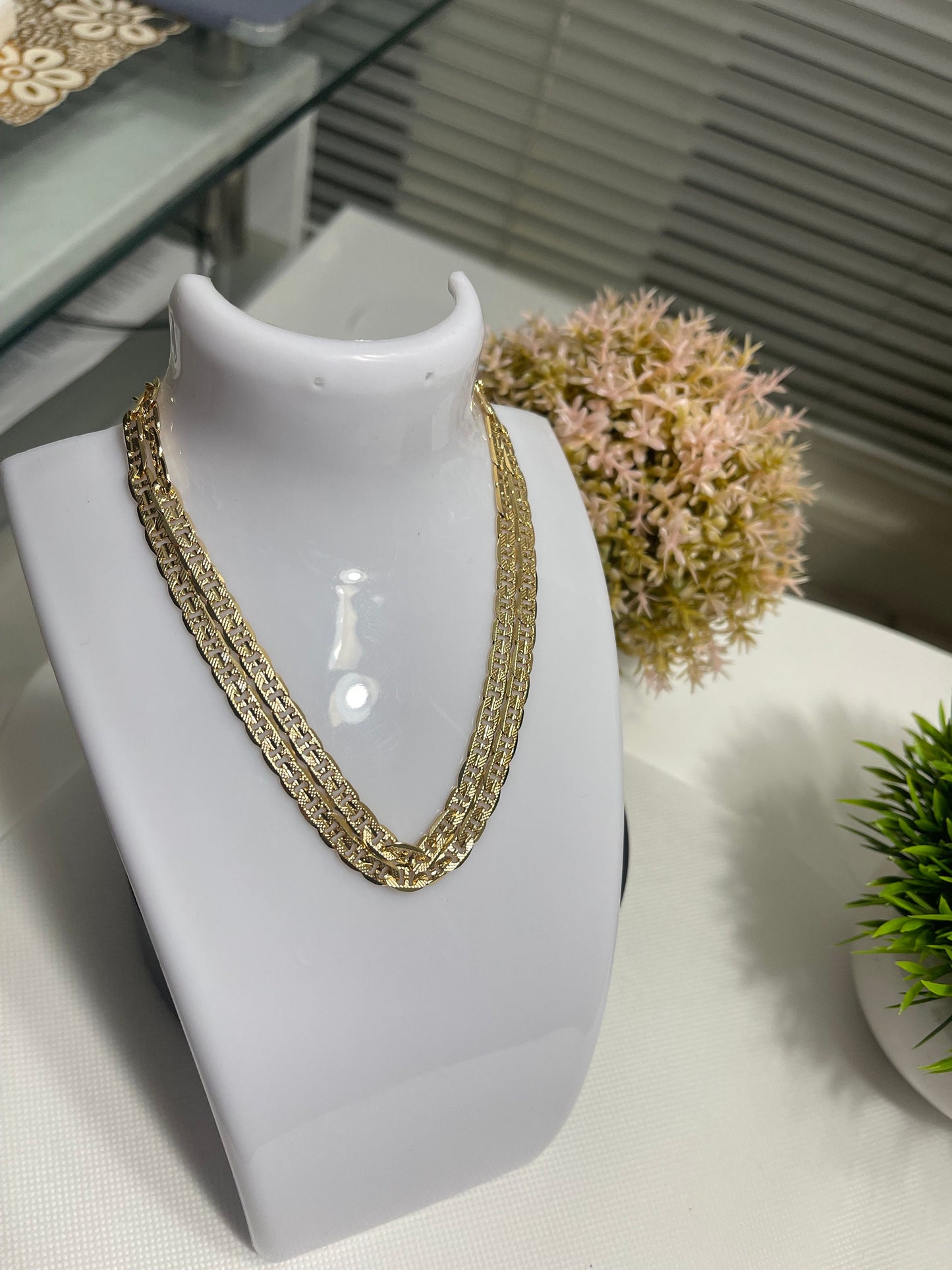 14K Gold  filled over 925 Sterling Silver chain ,Everyday Chain, Gift, Sale.Gold filled Chain, Gold Chain