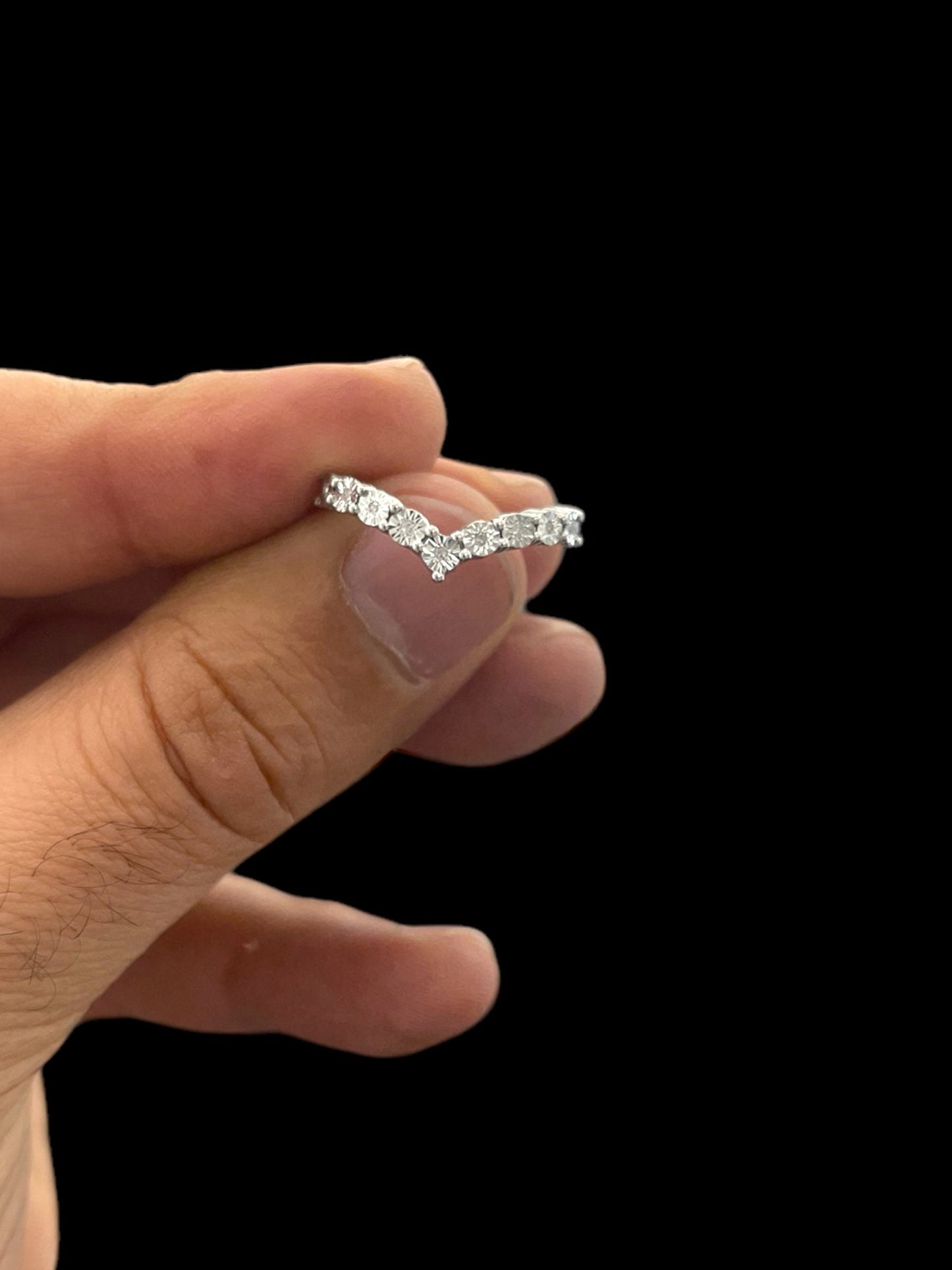 Silver Diamond female Ring