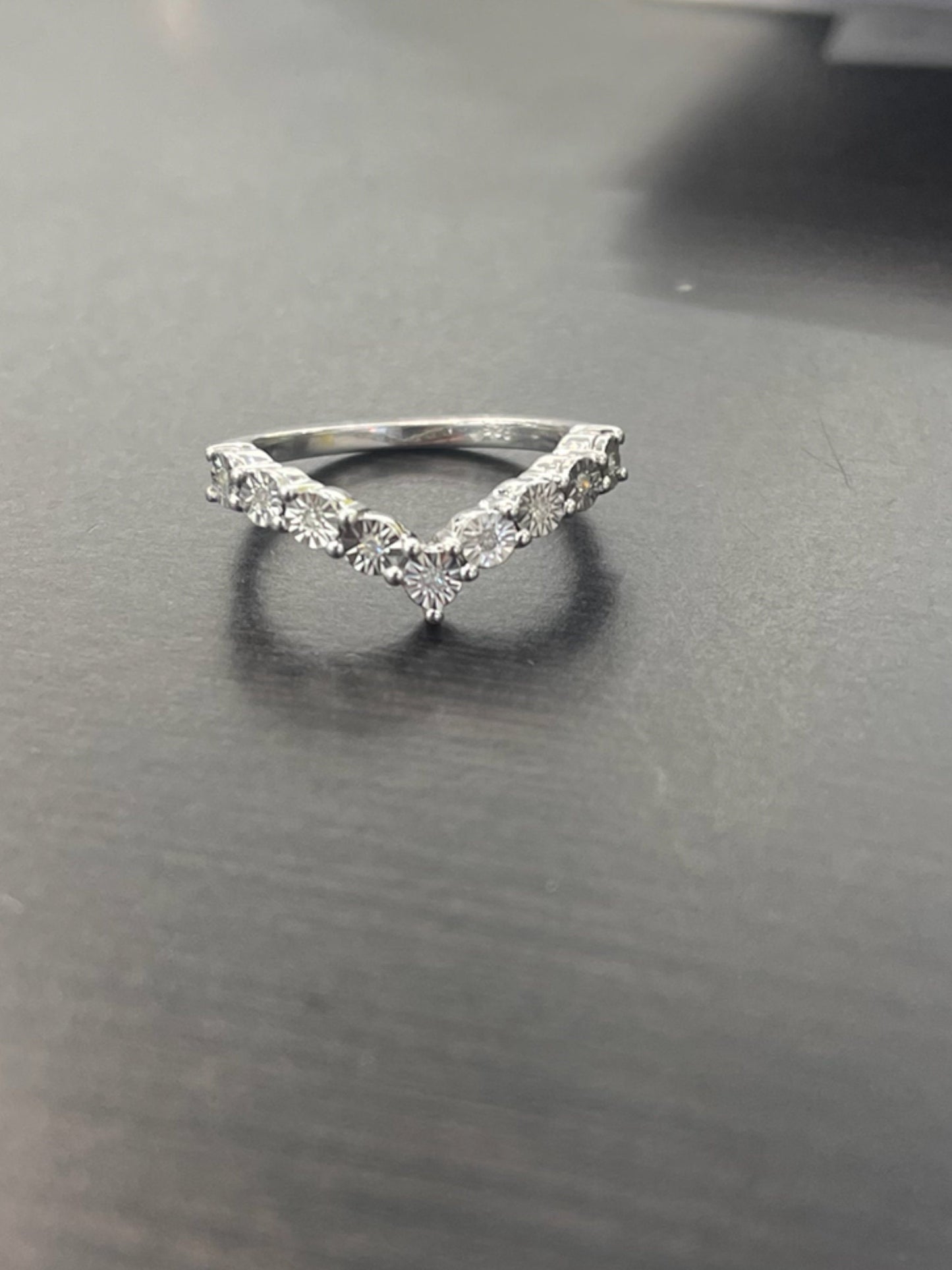 Silver Diamond female Ring